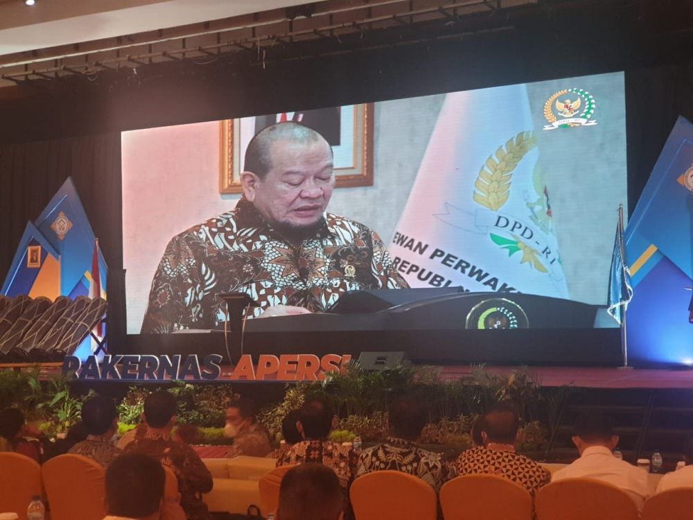 Ketua DPD RI Tegaskan saat Rakernas APERSI, Pemenuhan Kebutuhan Rumah Amanat Konstitusi