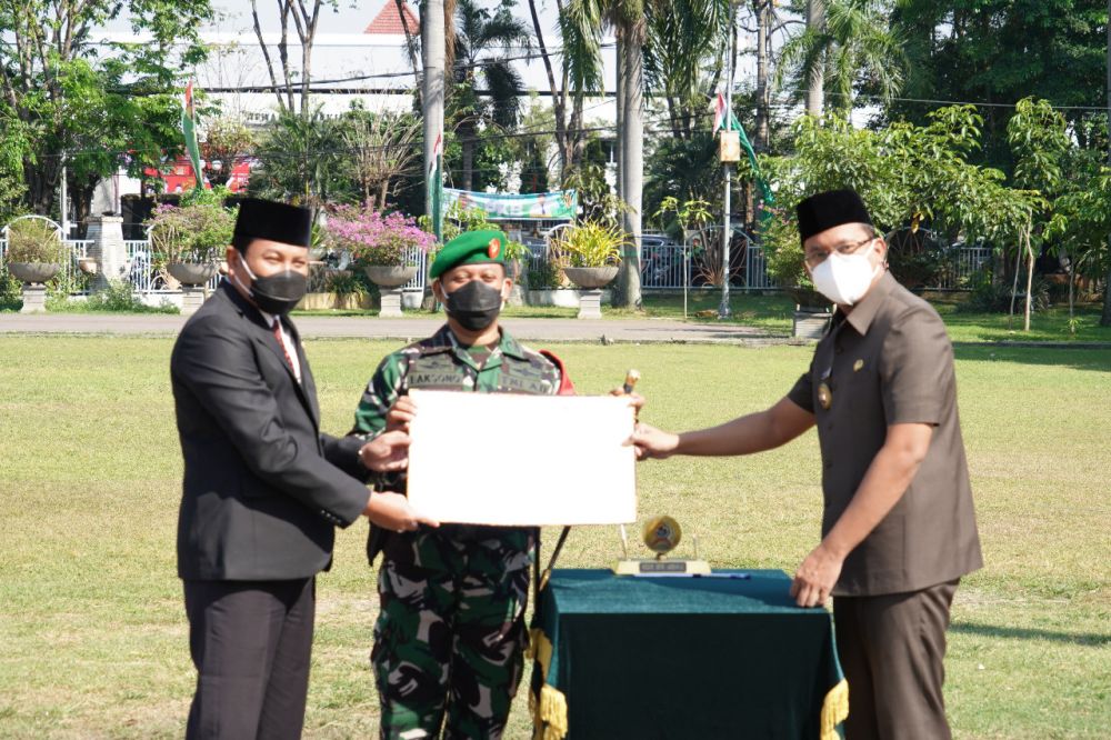 Danrem 084/BJ Hadiri Pembukaan TMMD ke-114 Tahun 2022 Kodim 0816/Sidoarjo