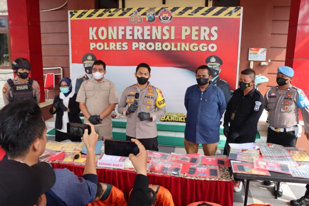 Polisi amankan tersangka beserta barang buktinya 