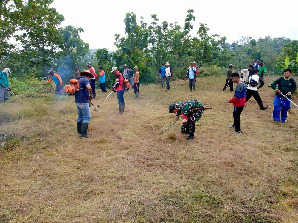 Kwarran Kecamatan Buahdua Gelar Baksos Persiapan Jamran