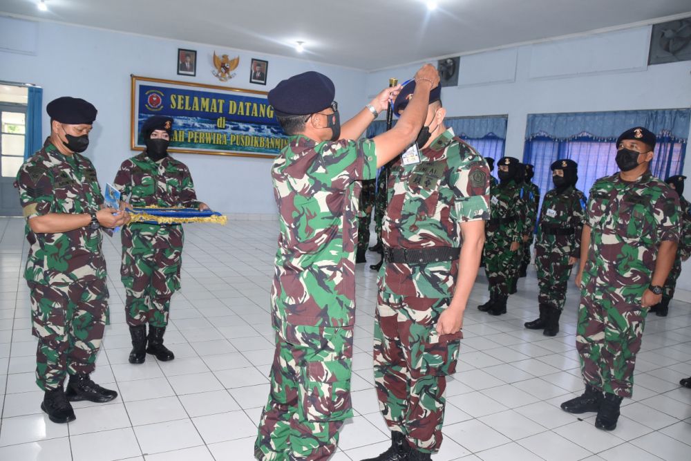 Danpusdikbanmin Kolonel Laut (S) I Made Gede B saat penyelenggaraan Suspa Pen