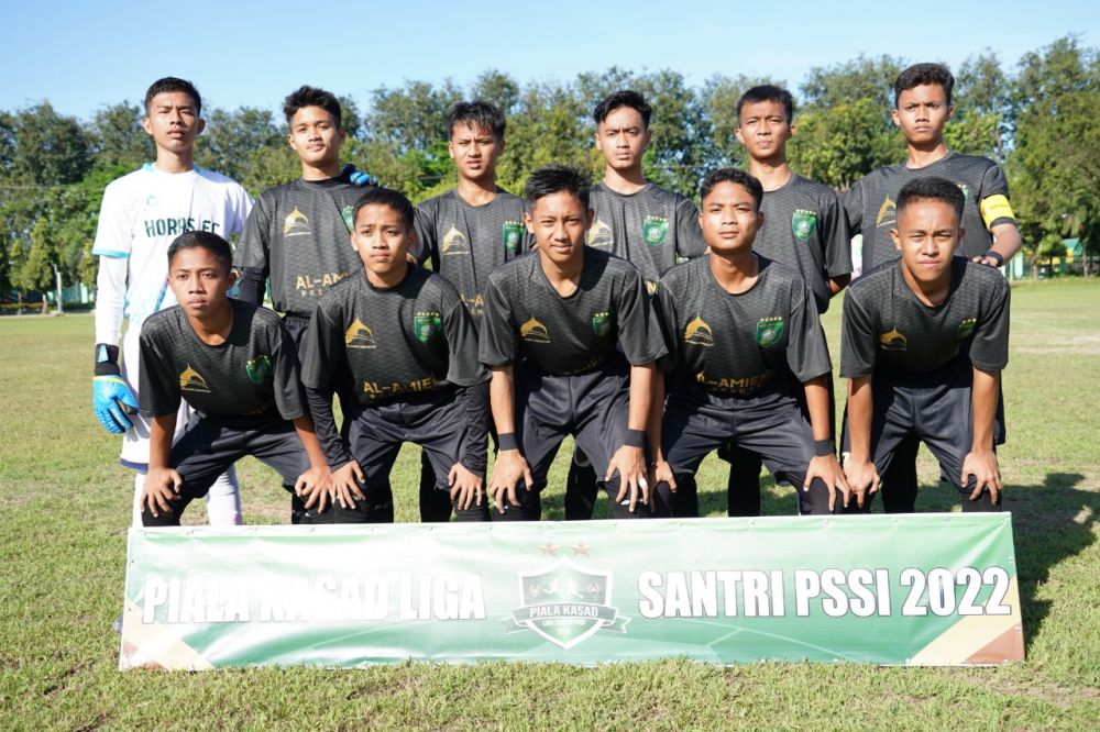 Peserta lomba liga Santri