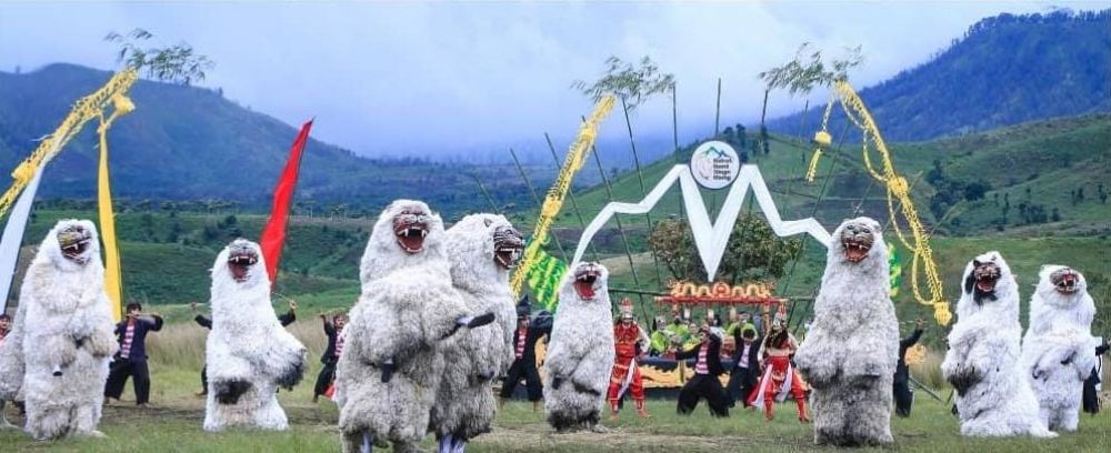 Polres Bondowoso tampilkan singo Wulung di acara puncak harmoni Nusantara