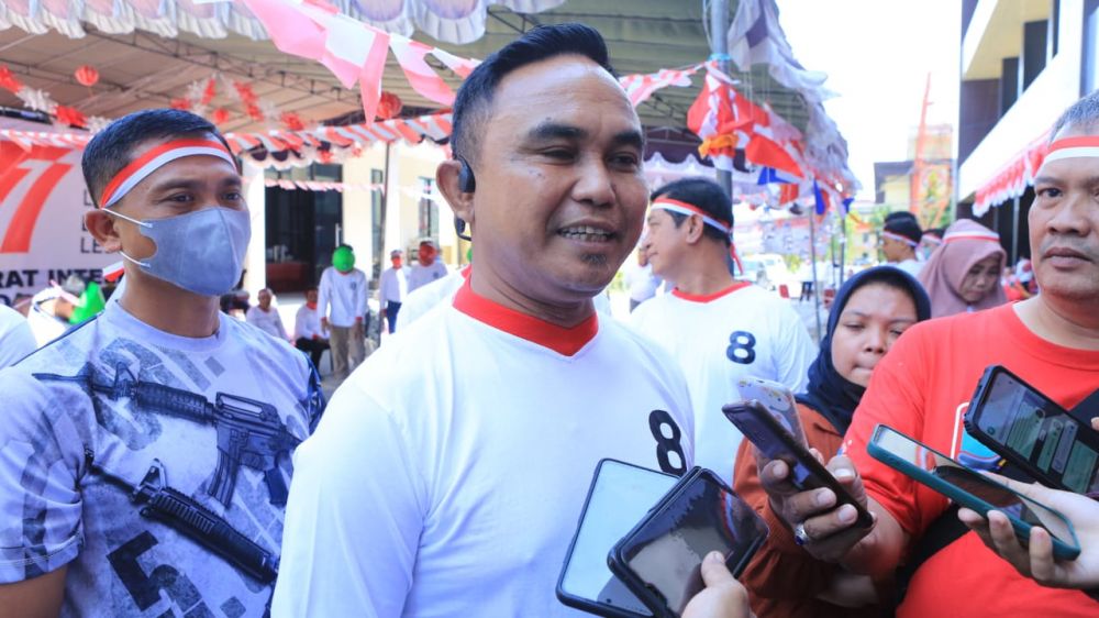 Memperingati HUT RI ke-77, Direktorat Intelkam Polda Jatim Gelar Lomba dengan Wartawan
