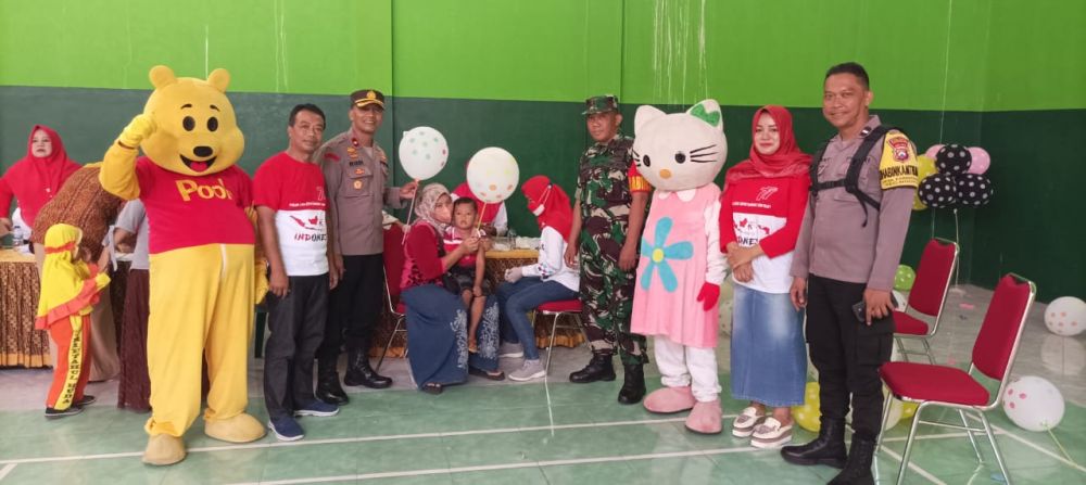 Bhabinkamtibmas Polsek Ngunut Partisipasi Sukseskan BIAN Tahun 2022