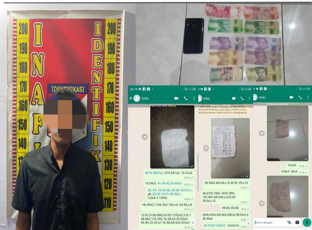Perjudian Togel Online Berhasil Diungkap Satreskrim Polres Bondowoso