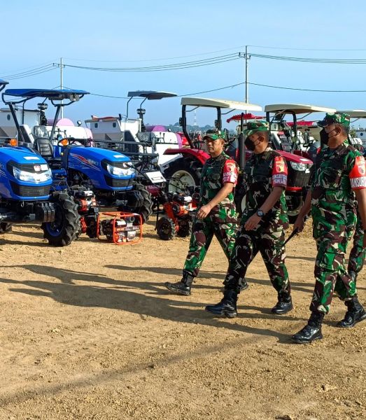 Danrem 084/BJ Cek Persiapan Sasaran Kunker Presiden RI