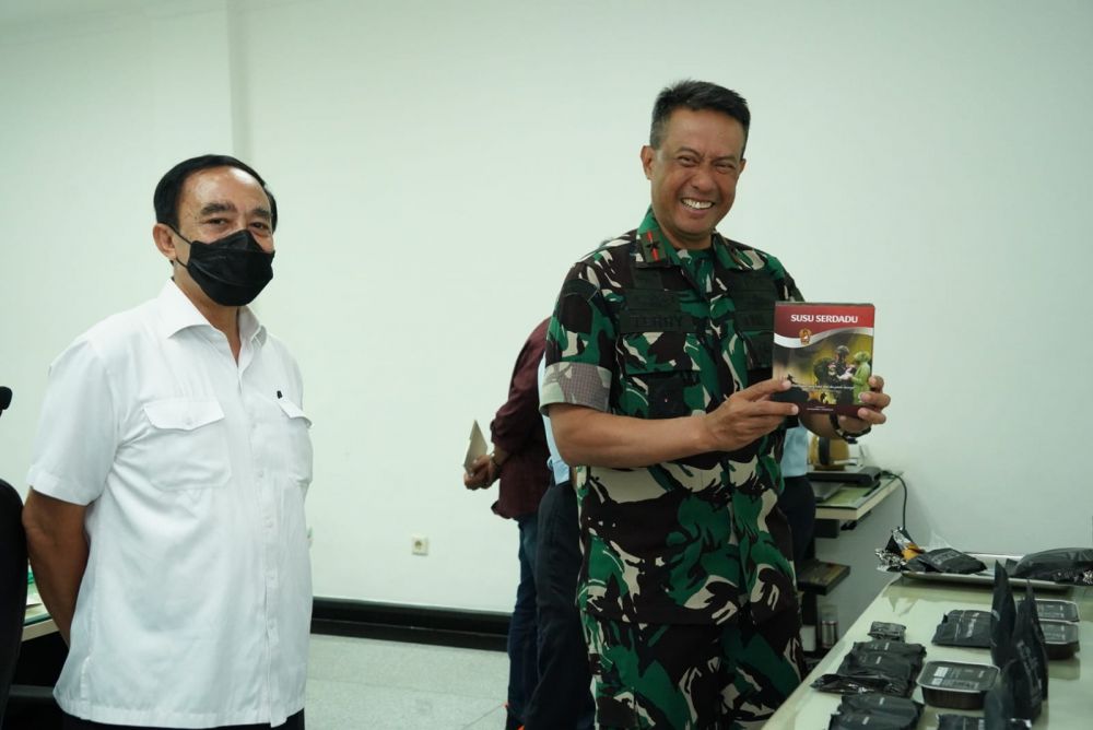 Danrem 084/BJ Brigjen TNI Terry Tresna Purnama saat tinjau lokasi 