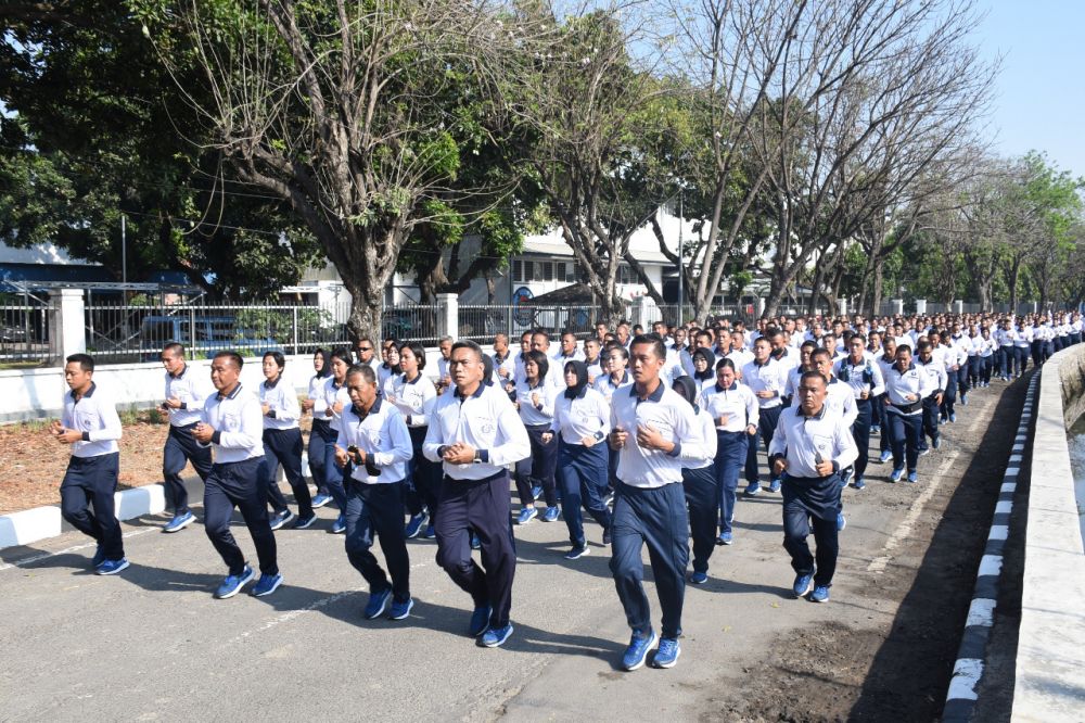 Dankodiklatal Letjen TNI Marinir Suhartono berikan motivasi kepada prajurit, jadikan olahraga sebagai kebutuhan hidup