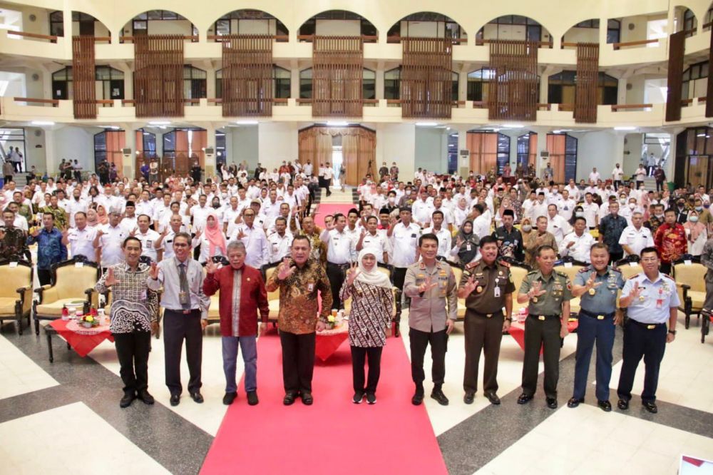 Forkopimda Jatim bersama KPK RI buka sosialisasi dan bimbingan program Desa Anti Korupsi