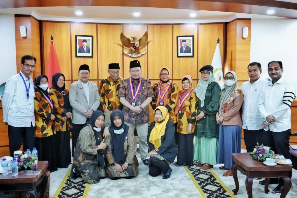 Ketua DPD RI AA LaNyalla Mahmud Mattalitti bersama Hikapindo