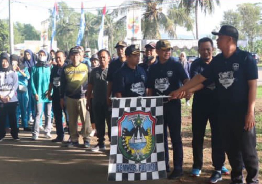 Polres Pacitan Meriahkan Haornas ke-39, Sehat Jiwa Raga dengan Olahraga Pesan AKBP Wildan