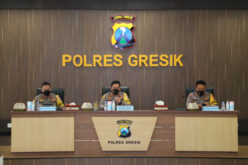 Polres Gresik Gelar Latpra Ops Sikat Semeru 2022, Curanmor dan Curat