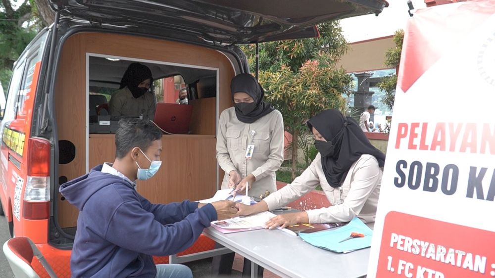 Mobil khusus SKCK Sobo Kampung