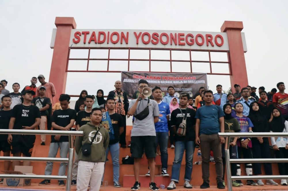Aliansi suporter Magetan gelar deklarasi Perdamaian