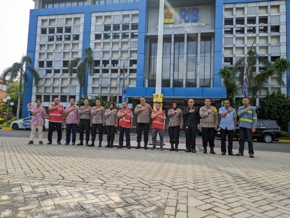 Dirpamobvit Polda Jatim kunjungi PJB Paiton