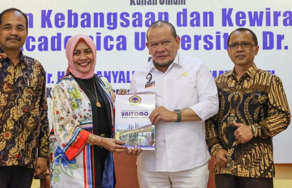 Ketua DPD RI Terima Aspirasi Soal Perubahan Wajah Kampus Unitomo