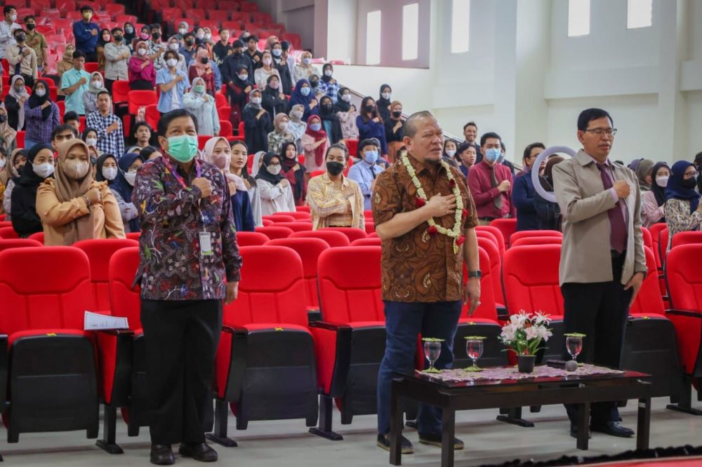 Ketua DPD RI AA LaNyalla Mahmud Mattalitti dukung lulusan UHW Perbanas
