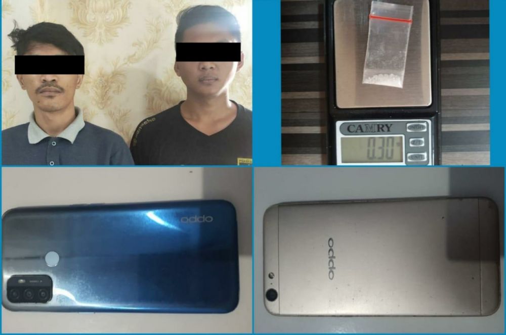 Polres Pelabuhan Tanjung Perak Surabaya amankan tersangka beserta barang buktinya