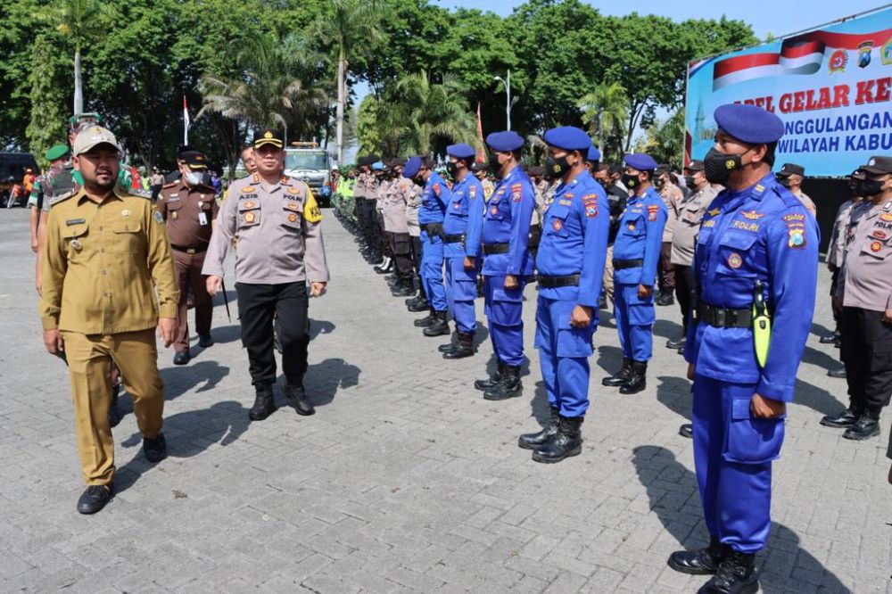 Forkopimda Gresik lakukan siaga bencana menghadapi musim hujan