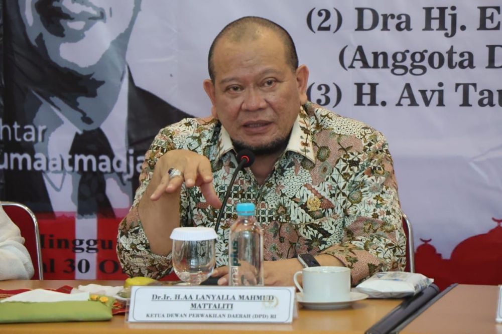 Ketua DPD RI AA LaNyalla Mahmud Mattalitti 