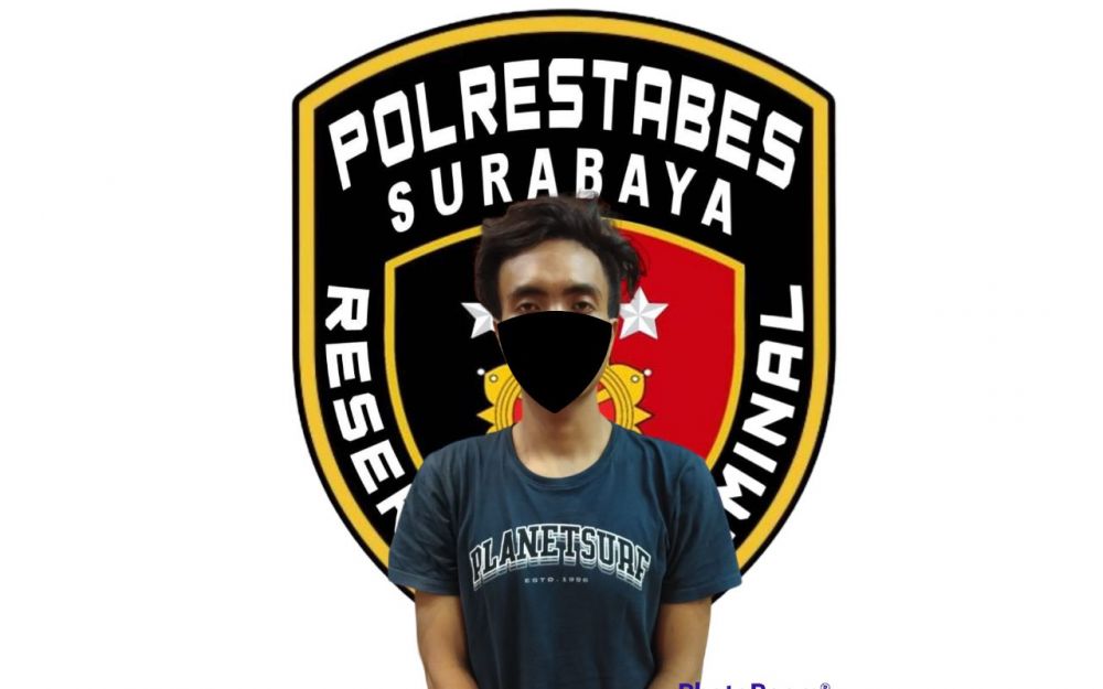Satreskrim Polrestabes Surabaya amankan tersangka curanmor beserta barang buktinya