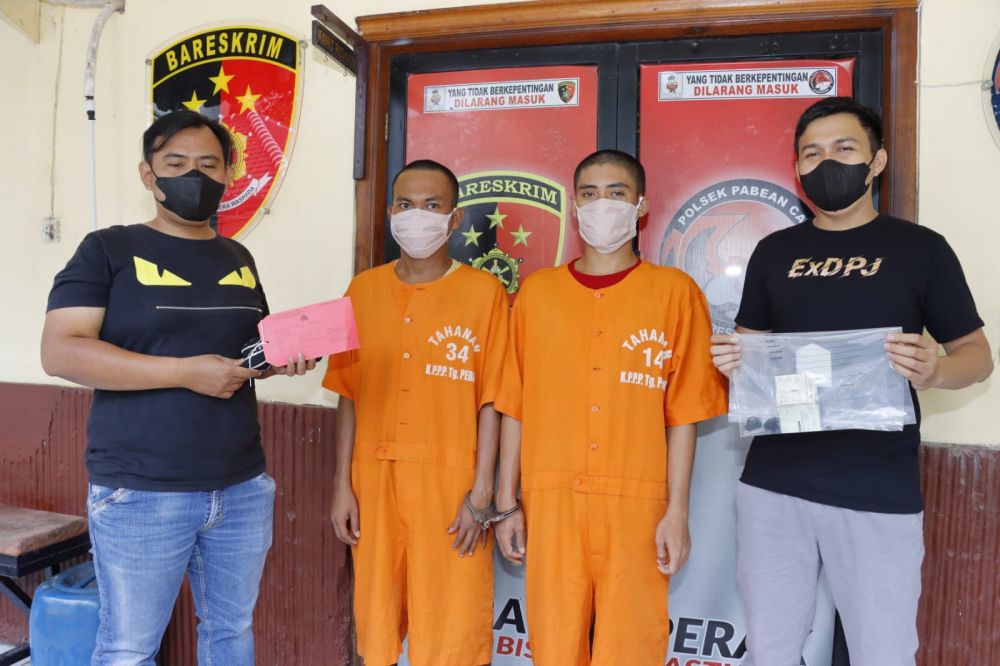 Polisi amankan tersangka beserta barang buktinya