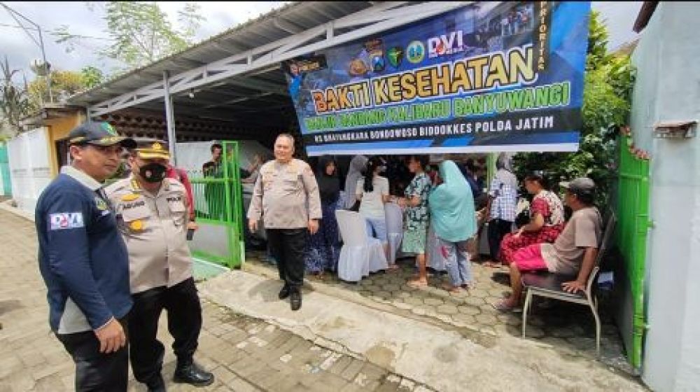 Biddokkes Polda Jatim buka posko kesehatan di Banyuwangi