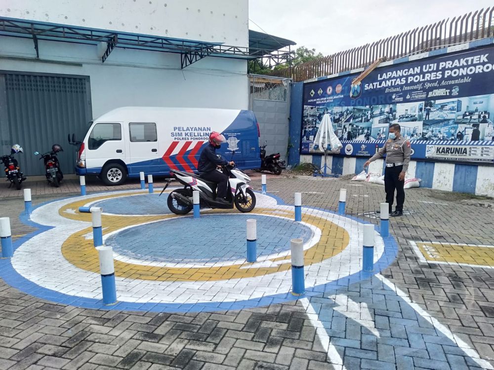 Satlantas Polres Ponorogo lakukan Jatil ke pemohon SIM