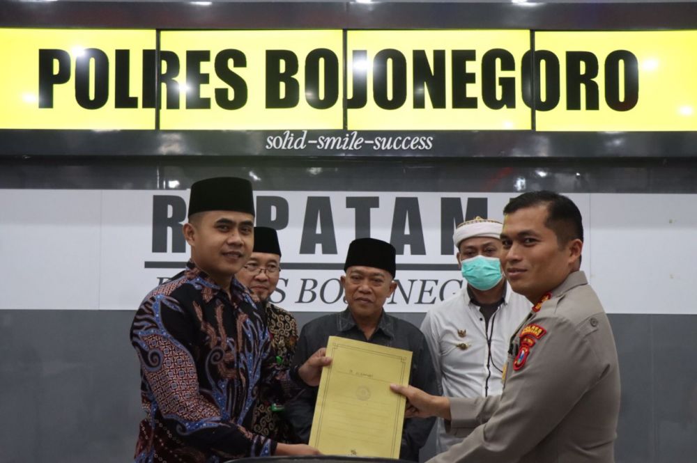 Polres dan Kemenag Bojonegoro Gelar Pertemuan Tangkal Radikalisme