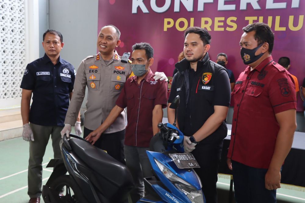 Polres Tulungagung amankan tersangka beserta barang buktinya
