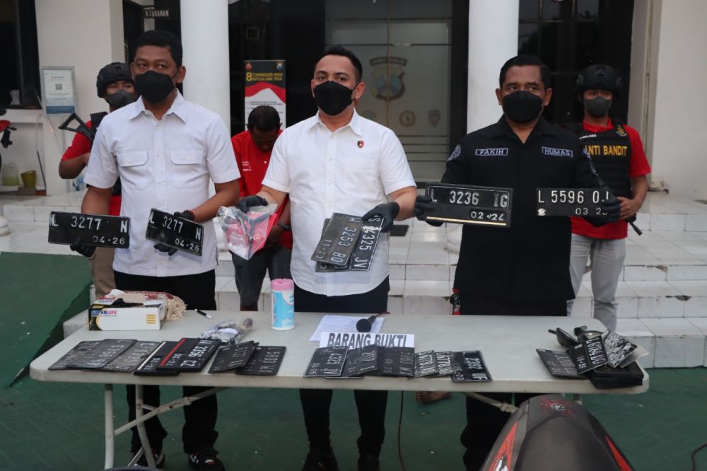 Polisi amankan tersangka beserta barang buktinya