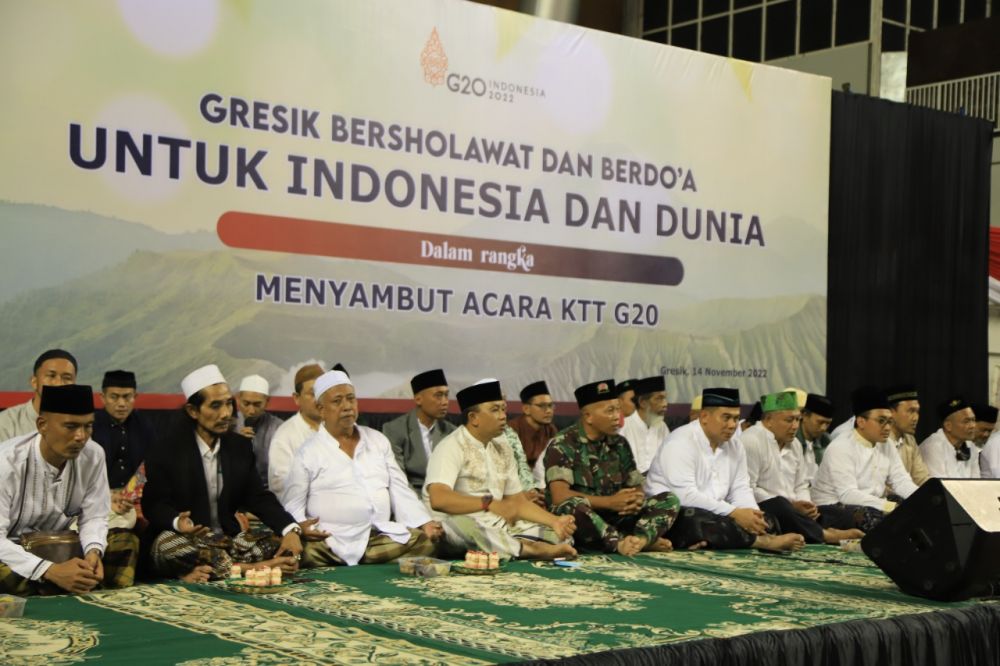 Gresik bersholawat untuk KTT G20 di Bali dan dunia