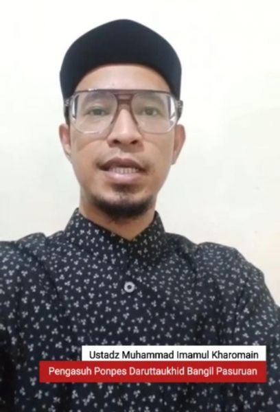 Ustadz Muhammad Imamul Kharimain Pengasuh Ponpes Daruttaukhid Bangil Pasuruan