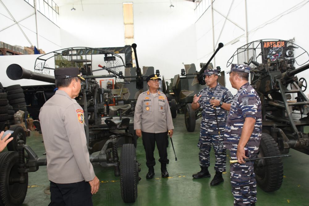 Jelang Integrasi Kampus Kebangsaan TNI-Polri, Dankodikdukum Terima Kunjungan Kepala SPN ke Kodiklatal
