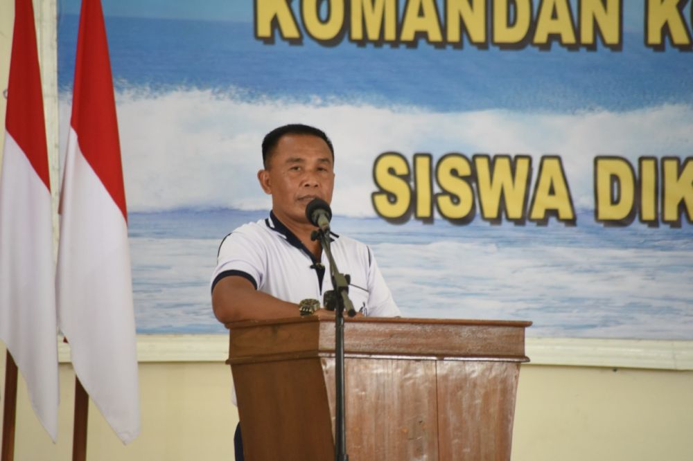 Dankodiklatal Letjen TNI Marinir Suhartono saat memberikan sambutan