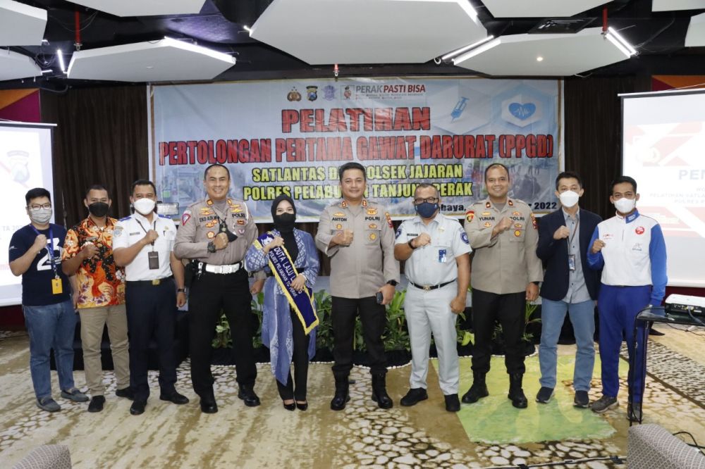 Polres Pelabuhan Tanjung Perak gelar PPGD turunkan fatalitas korban kecelakaan lalulintas