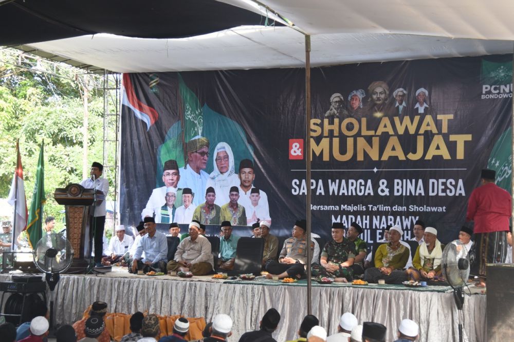Sholawat Munajat di Polres Bondowoso