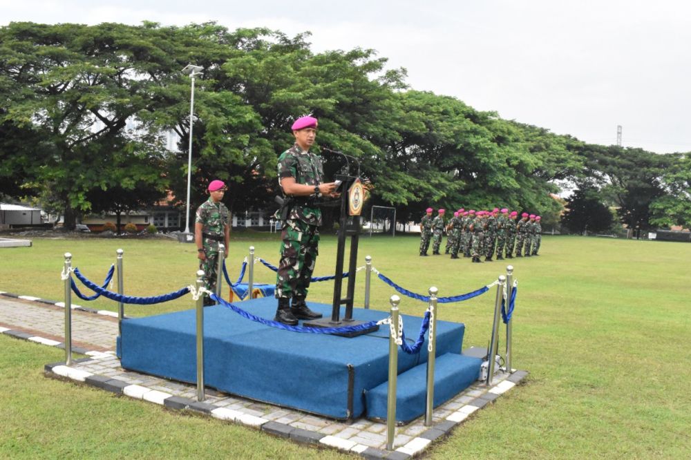 Kodikmar Kodiklatal Siap Didik 250 Siswa Dikmata Marinir TNI AL Angkatan XLll/1 Tahap Sargolan