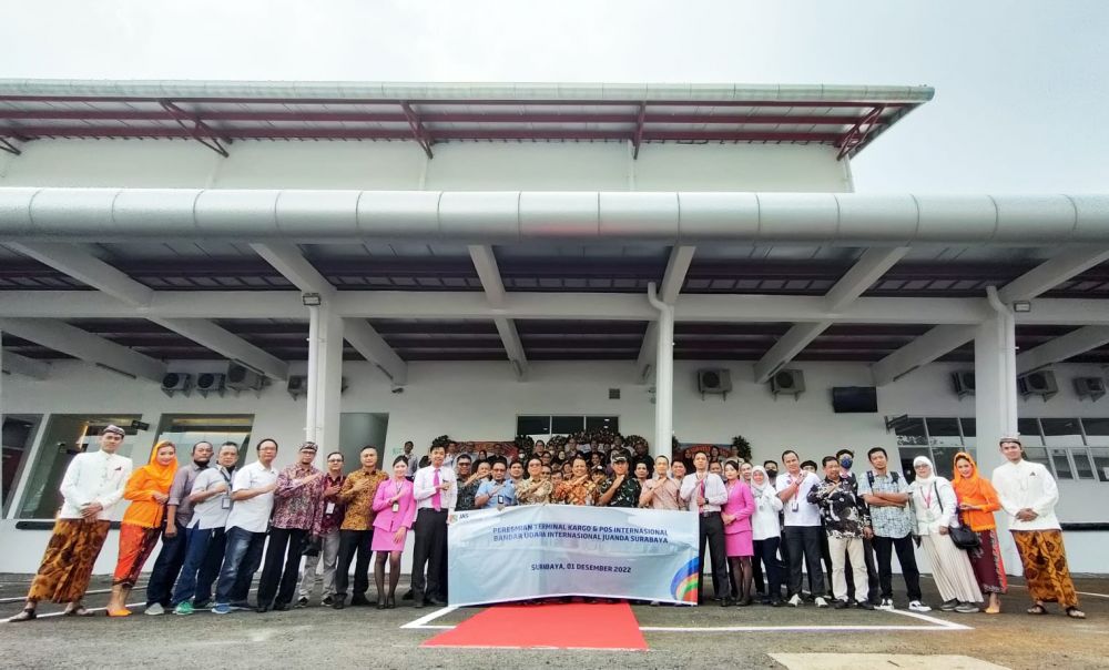 Terminal Kargo dan Pos Internasional Bandara Juanda resmi beroperasi