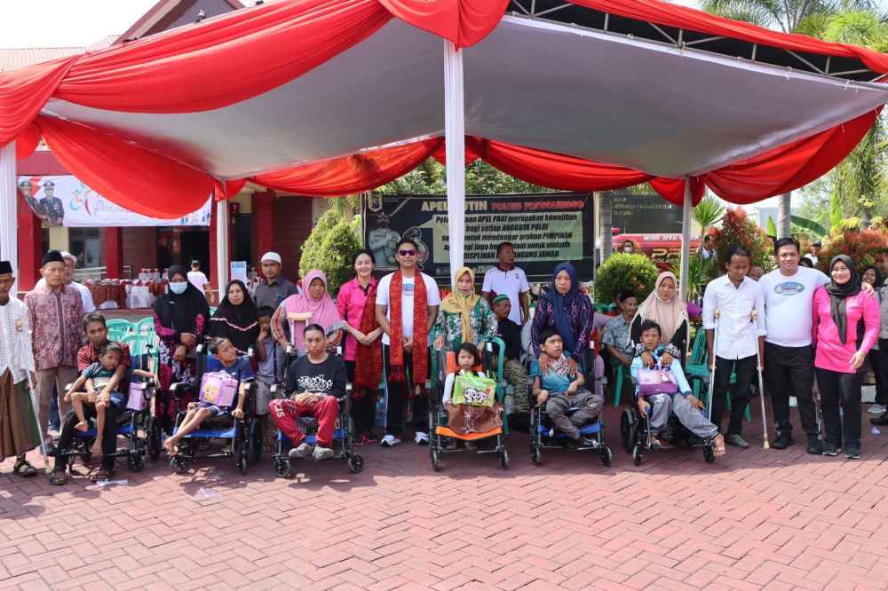 Polres Probolinggo peringati hari Disabilitas Internasional 