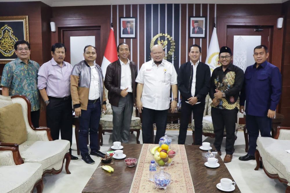 PAHIH saat audensi ke kantor ketua DPD RI AA LaNyalla Mahmud Mattalitti