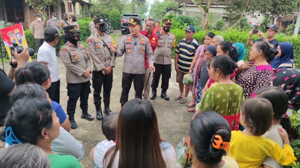 Kapolres Blitar AKBP Adhitya Panji Anom lakukan sosialisasi Sapimas