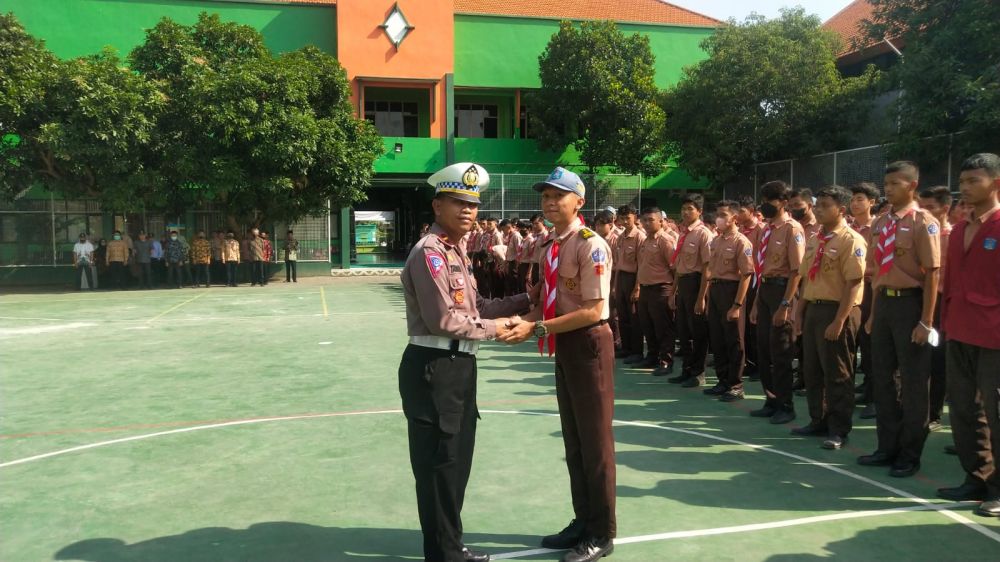 Polres Gresik terus lakukan sosialisasi ke pelajar terkait Gangster