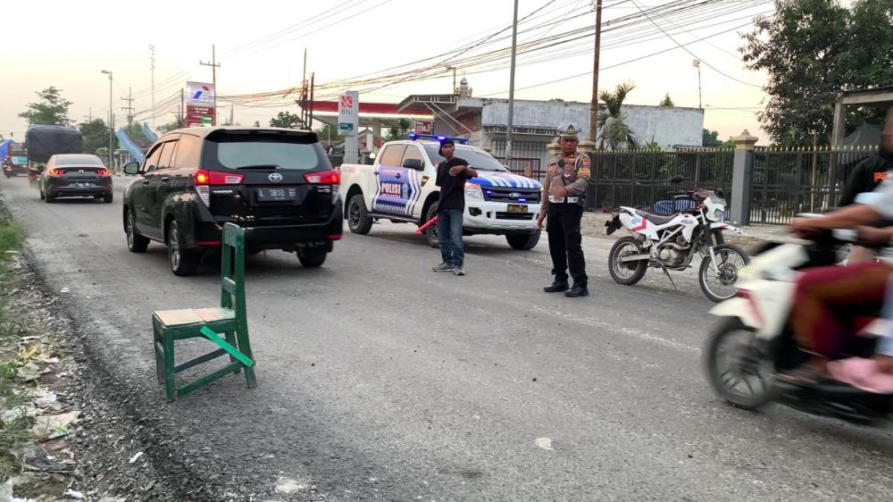 Satlantas Polres Bojonegoro lakukan rekayasa lalulintas jelang Nataru