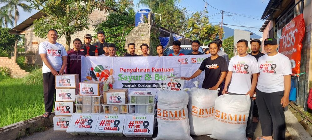 Laznas BMH salurkan bantuan ke warga terdampak gempa Cianjur