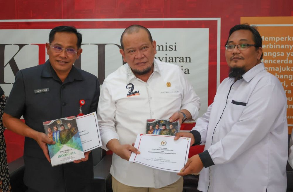 Ketua DPD RI Terima Aspirasi Keterbatasan Perangkat Monitoring Siaran TV Digital dari KPID Jatim