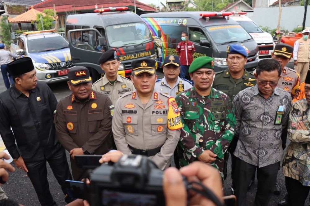 Kapolres Bojonegoro AKBP Muhammad saat memberikan keterangan