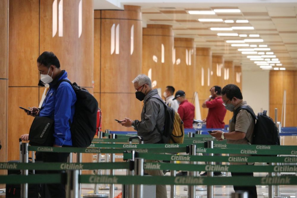 Suasana bandara Juanda Sidoarjo