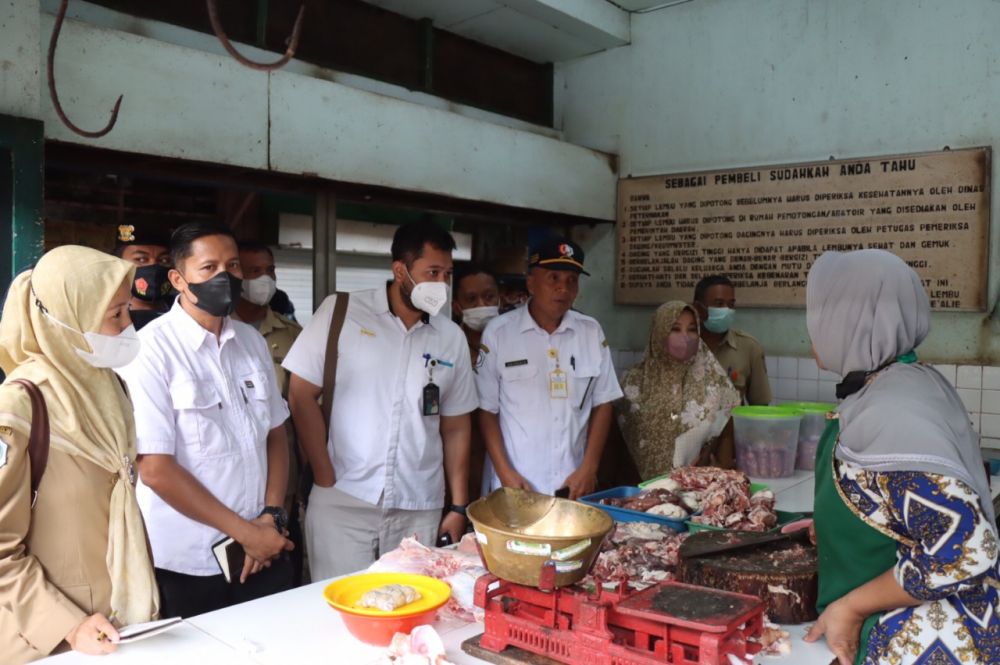 Polres Bojonegoro sidak ke pasar tradisional jelang akhir tahun